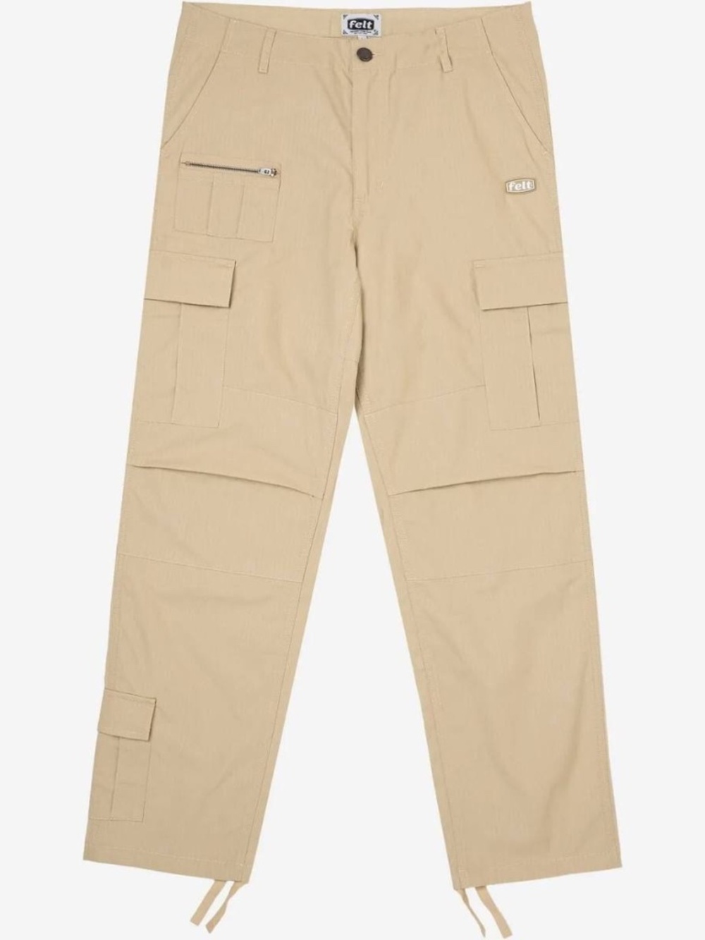 Felt Field Cargo Pants - Khaki, X-Large